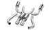 Corsa 2015-2017 Ford Mustang EcoBoost 2.3T Sport 3in Cat-Back Dual Rear Exit Black Tips