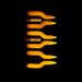 AlphaRex 07-08 Dodge Ram1500/07-09 Dodge Ram 2500+3500 Luxx-Series LED Tail Lights(Pair) Alpha Black