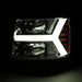 AlphaRex 07-13 Chevy 1500 LUXX LED Proj Headlights Plank Design Chrome w/ Activ Light/Seq Signal/DRL