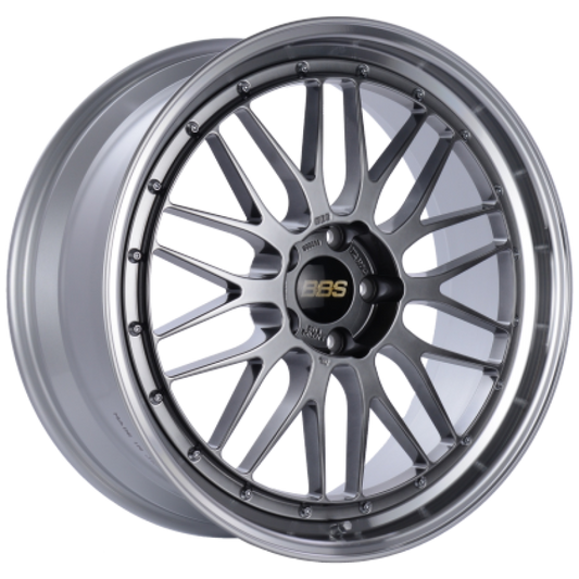 BBS LM 19x9.5 5x112 ET38 Diamond Black Center / Diamond Cut Lip Wheel PFS/Clip Required