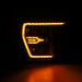 AlphaRex 21-22 Ford F-150 NOVA LED Proj Headlights Plank Style Blk w/Activ Light/Seq Signal