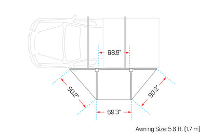 Ironman Deltawing 180° Awning