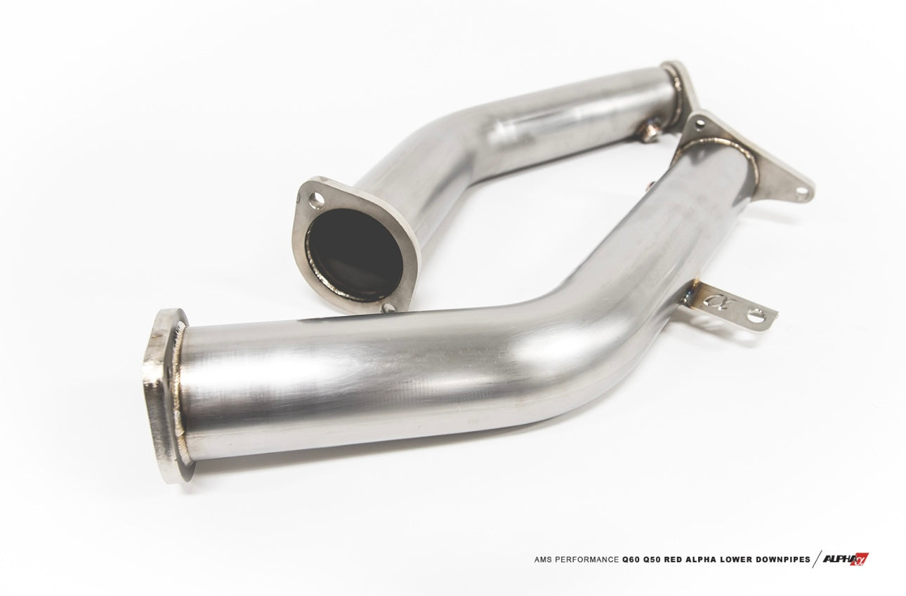 AMS Performance 3” Lower Downpipes - Infiniti Q50 / Q60 VR30 3.0T, Nissan Z 23+