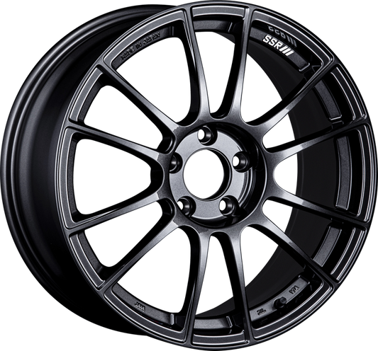 SSR GTX04 18x8.5 5x114.3 44mm Offset Dark Gunmetal Wheel