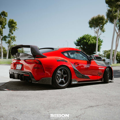 Seibon TD Style Carbon Fiber Rear Spoiler - Toyota Supra A90