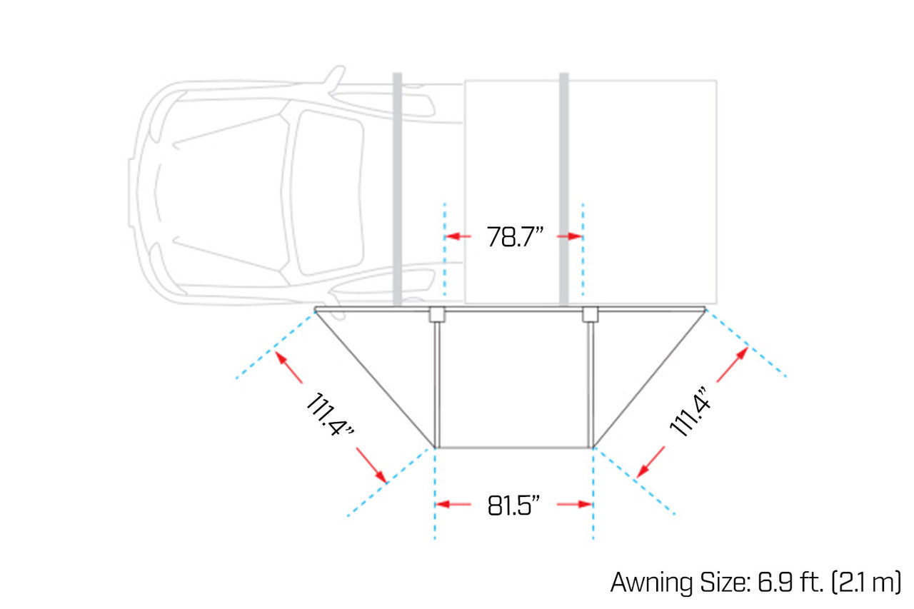 Ironman Deltawing 180° Awning