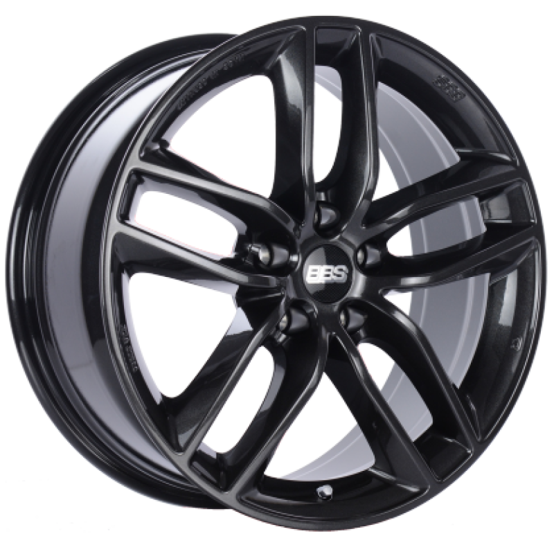 BBS SX 20x9 5x108 ET38 Crystal Black Wheel -82mm PFS/Clip Required