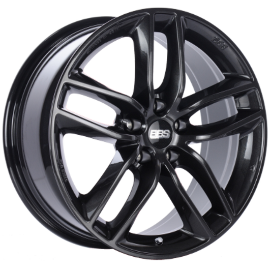 BBS SX 20x9 5x112 ET30 Crystal Black Wheel -82mm PFS/Clip Required