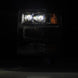 AlphaRex 04-15 Chevy 1500HD NOVA-Series LED Proj Headlights Black w/Activ Light/Seq Signal & SB DRL