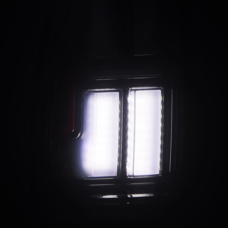 AlphaRex 05-15 Toyota Tacoma NOVA Prismatic LED Tail Lights - Alpha-Black