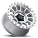 ICON Hulse 17 X 8.5 6 X 5.5 0mm Offset 4.75in BS Silver Machined