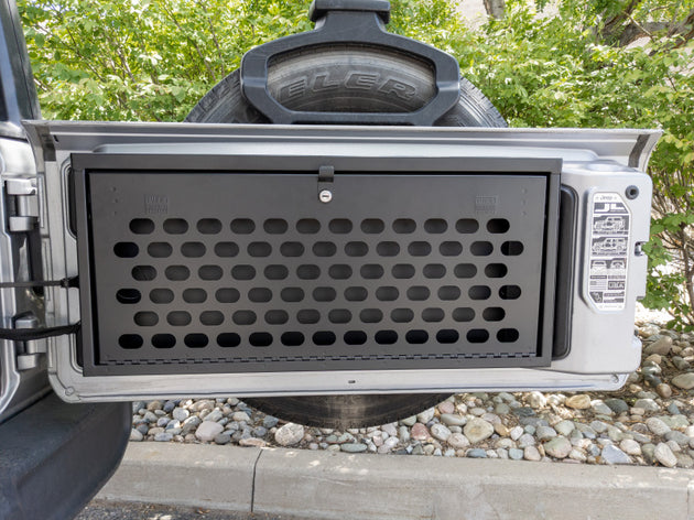 Tuffy Jeep Wrangler Molle Tailgate Lockbox W/ Keyed Lock
