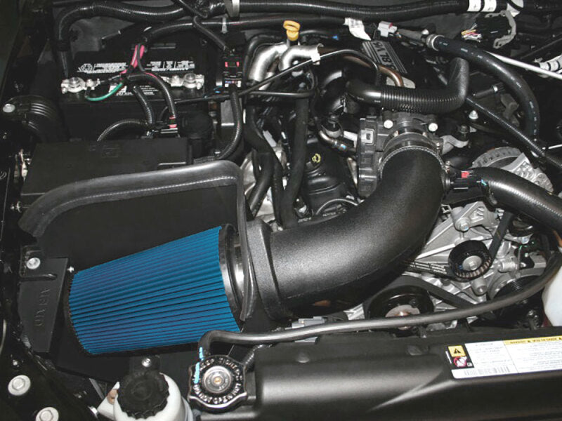 Airaid 07-11 Jeep Wrangler JK 3.8L CAD Intake System w/ Tube (Dry / Blue Media)