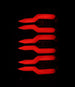 AlphaRex 07-13 Chevrolet Silverado 1500 (Ex. Hybrid Models) LUXX-Series LED Tail Lights Alpha-Black