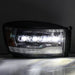AlphaRex 06-08 Ram 1500HD NOVA LED Proj Headlights Plank Style Alpha Blk w/Seq Signal/DRL/Amber LED