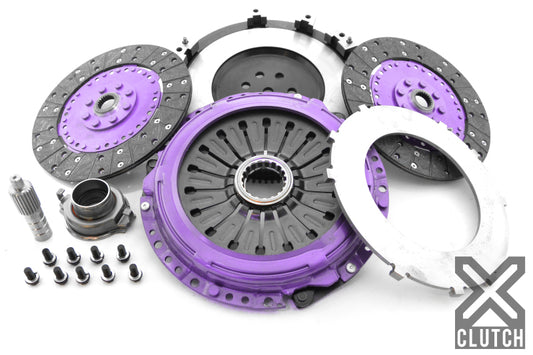 XClutch 1997 Mitsubishi Lancer EVO IV 2.0L 9in Twin Solid Organic Clutch Kit