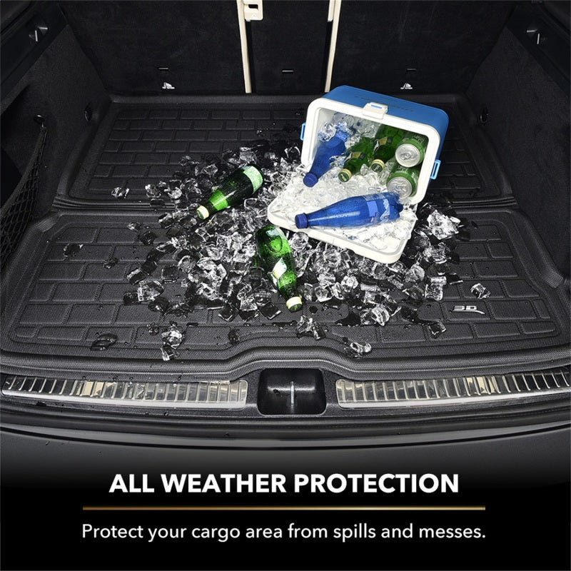 3D MAXpider 18-24 Jeep Wrangler Unlimited (Jl) No Sub No Flat Floor Cross Fold Kagu Blk Cargo Liner