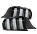 AlphaRex 15-23 Ford Mustang NOVA-Series Prismatic LED Tail Lights Black-Clear
