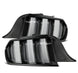 AlphaRex 15-23 Ford Mustang NOVA-Series Prismatic LED Tail Lights Black-Clear