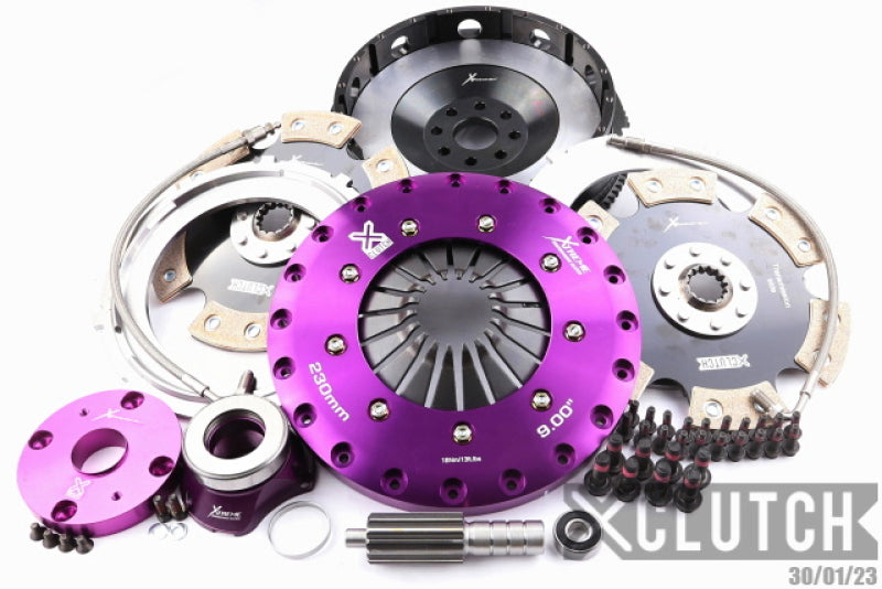 XClutch 93-95 Toyota Supra Twin Turbo 3.0L 9in Twin Solid Ceramic Clutch Kit