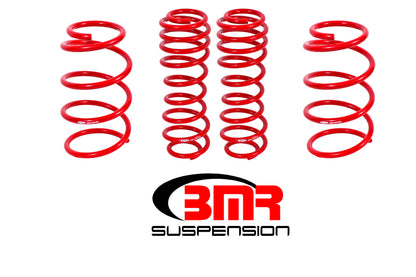 BMR 07-14 Shelby GT500 Drag Lowering Springs (Set Of 4) - Red