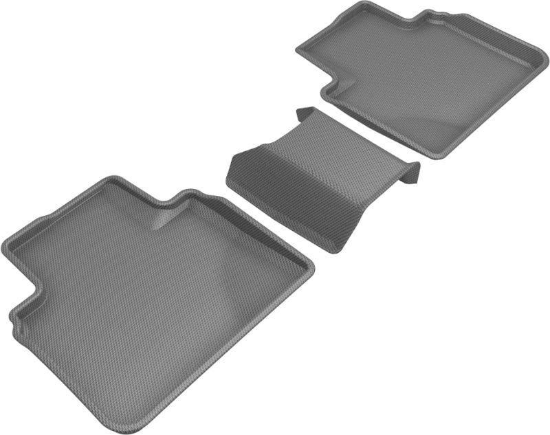 3D MAXpider 2018-2020 Honda Accord Kagu 2nd Row Floormats - Gray