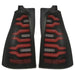 AlphaRex 03-09 Toyota 4Runner LUXX-Series LED Tail Lights- Black/Red