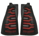 AlphaRex 03-09 Toyota 4Runner LUXX-Series LED Tail Lights- Black/Red