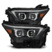 AlphaRex 23-24 Toyota Tacoma LUXX-Series LED Proj Headlights Blk w/Actv Light & Seq. Sig + DRL