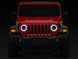 Raxiom 18-23 Jeep Wrangler JL Axial Series 9-In LED Angel Eye Headlights- Blk Housing (Clear Lens)