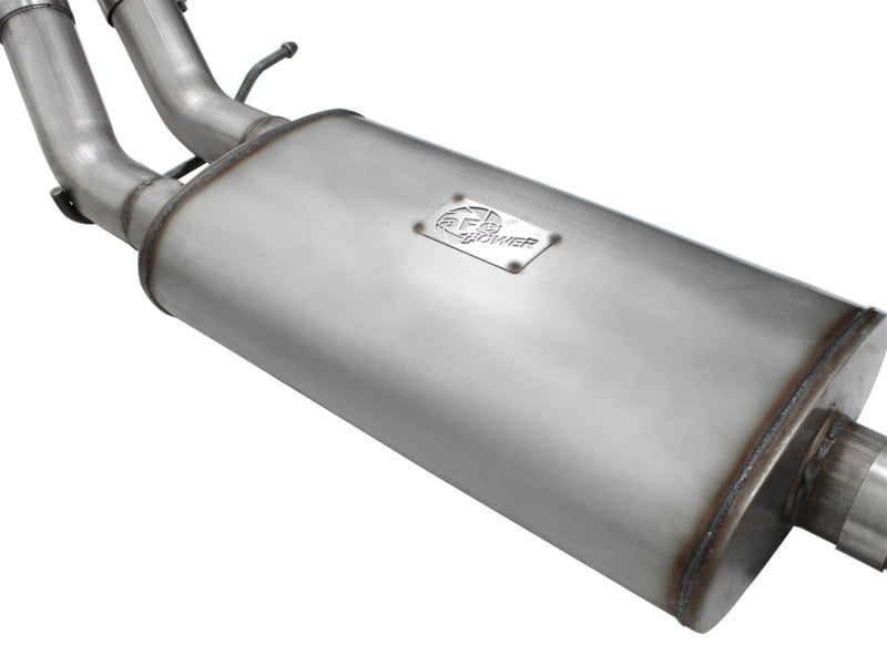 aFe Power MACHForce XP Exhaust System Cat-Back 409 Stainless Steel 07-08 Hummer H2 V8 6.0L/6.2L