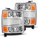 AlphaRex 04-15 Chevy 1500HD NOVA-Series LED Proj Headlights Chrome w/Activ Light/Seq Signal & SB DRL