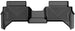 Husky Liners 2024 Toyota Tacoma Crew Cab Pickup (Ex. Hybrid) X-act Contour Rear Floor Liner - Black