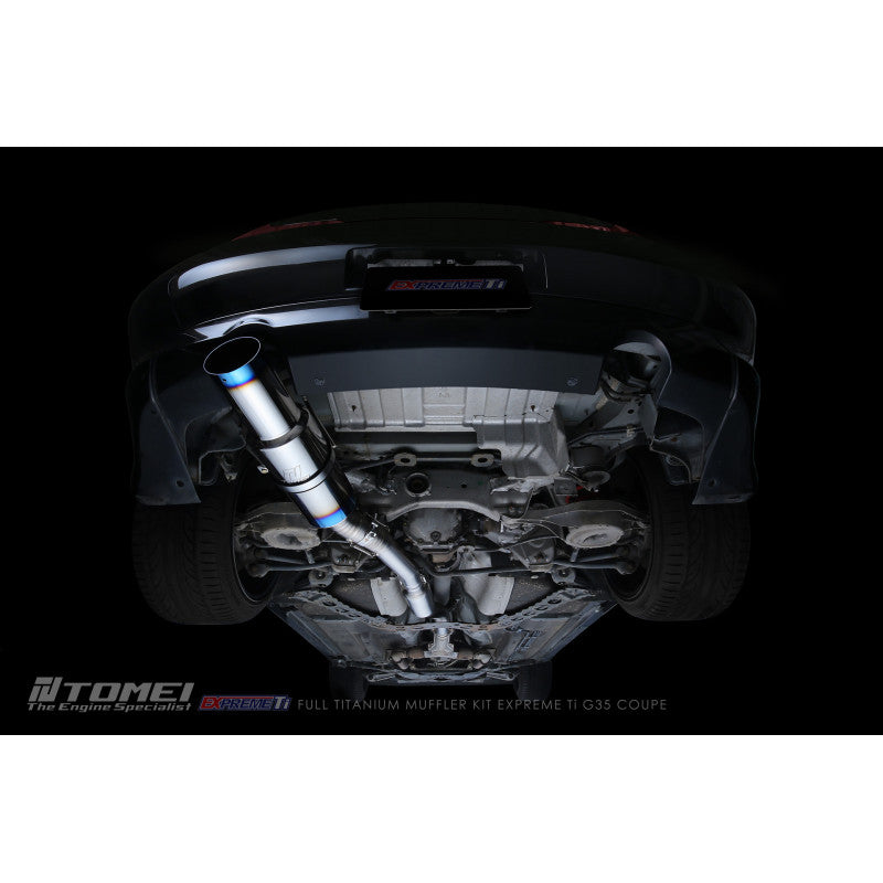 Tomei Expreme TI Full Titanium Exhaust Kit - Infiniti G35 Coupe