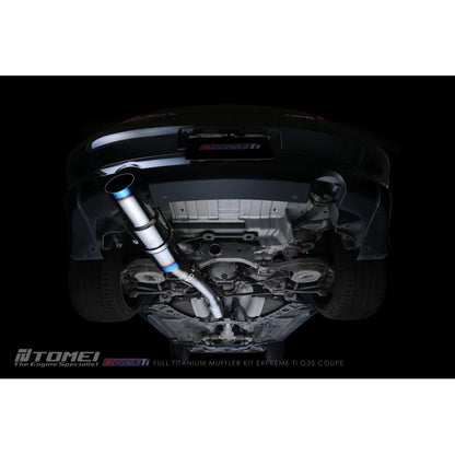 Tomei Expreme TI Full Titanium Exhaust Kit - Infiniti G35 Coupe
