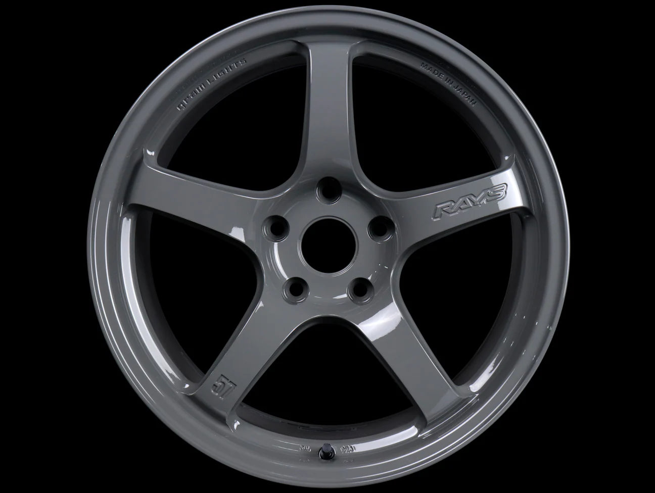 Gram Lights 57CR 18x9.5 +22 5x114.3 - Glossy Gray