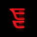 AlphaRex 07-13 Toyota Tundra LUXX-Series LED Tail Lights Black-Red