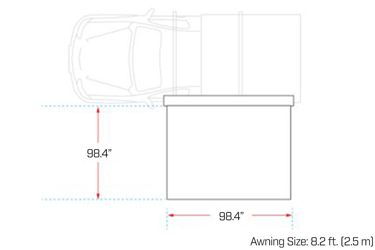 Ironman Deltawing 90° Awning