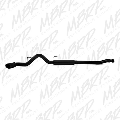 MBRP 11-14 Ford F-150 3.5L V6 EcoBoost 4in Cat-Back Single Side AL Exhaust System - Black