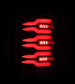 AlphaRex 07-13 Chevrolet Silverado 1500 (Ex. Hybrid Models) LUXX-Series LED Tail Lights Alpha-Black