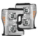 AlphaRex 17-19 Ford F-250/350/450/550 Super Duty LUXX-Series LED Proj Headlights Chrome w/SS & SBDRL