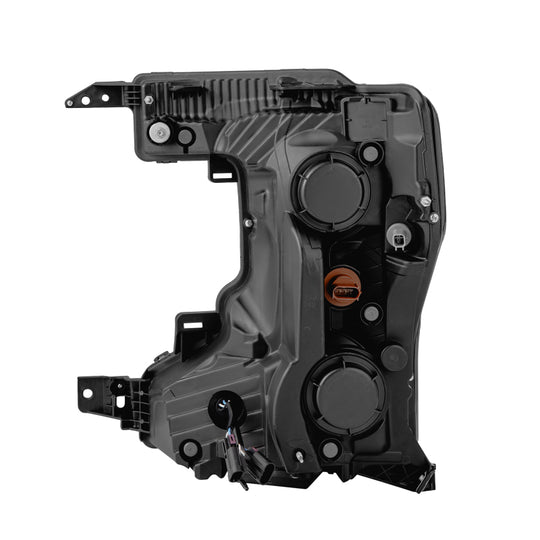 AlphaRex 20-22 Ford F150 Pro-Series Projector Headlights Black w/ Activation Light / Seq. Sig. / DRL