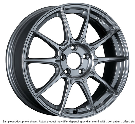 SSR GTX01 19x8.5 5x114.3 45mm Offset Dark Silver Wheel