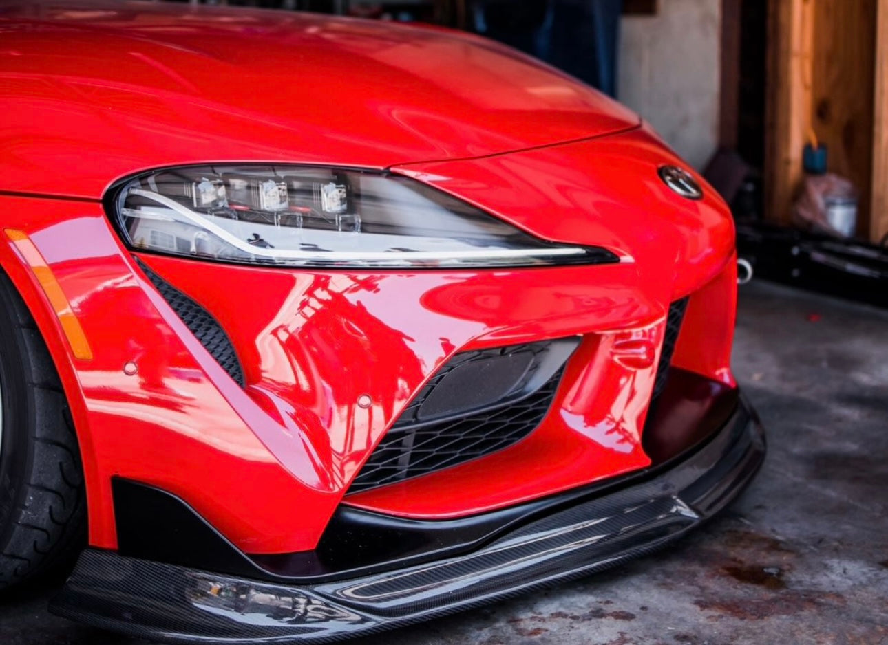 Carbon Fiber Spec-HT Front Lip - Toyota Supra A90 / A91