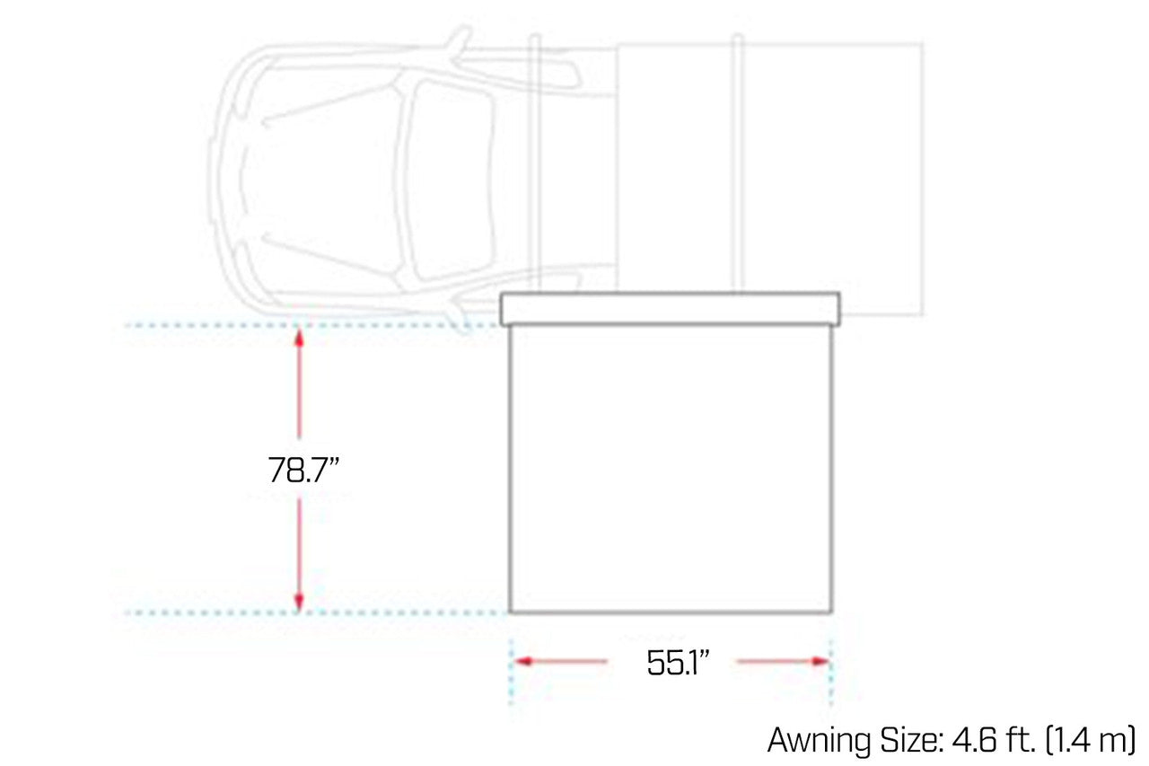 Ironman Deltawing 90° Awning