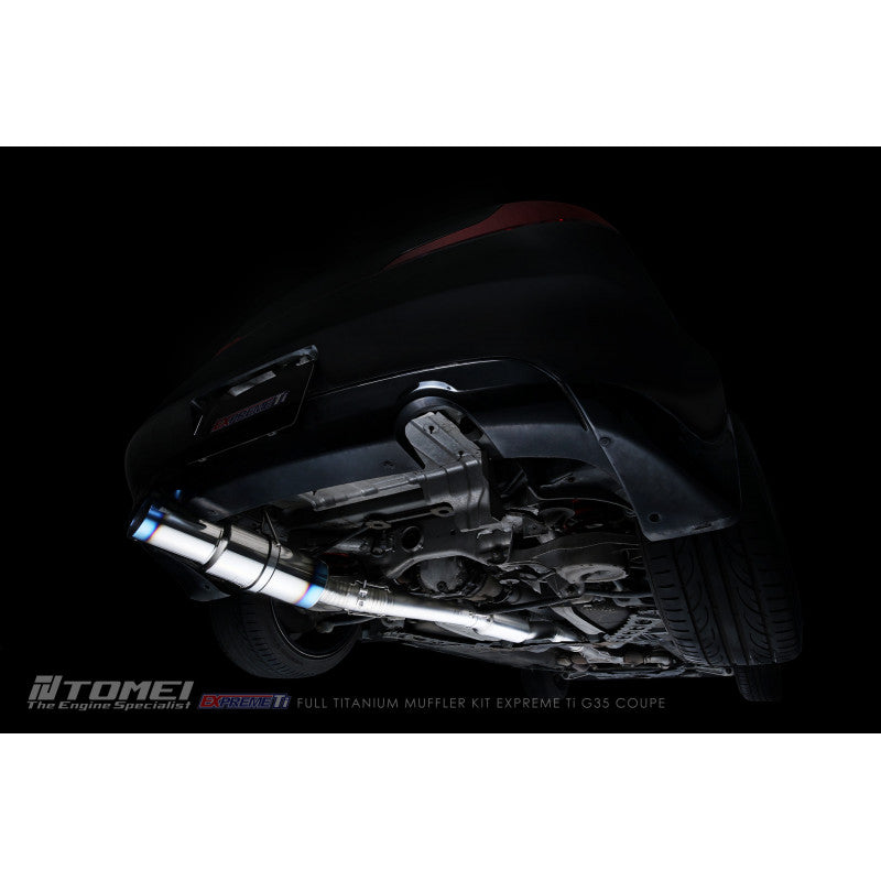 Tomei Expreme TI Full Titanium Exhaust Kit - Infiniti G35 Coupe