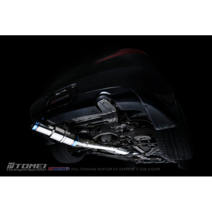 Tomei Expreme TI Full Titanium Exhaust Kit - Infiniti G35 Coupe
