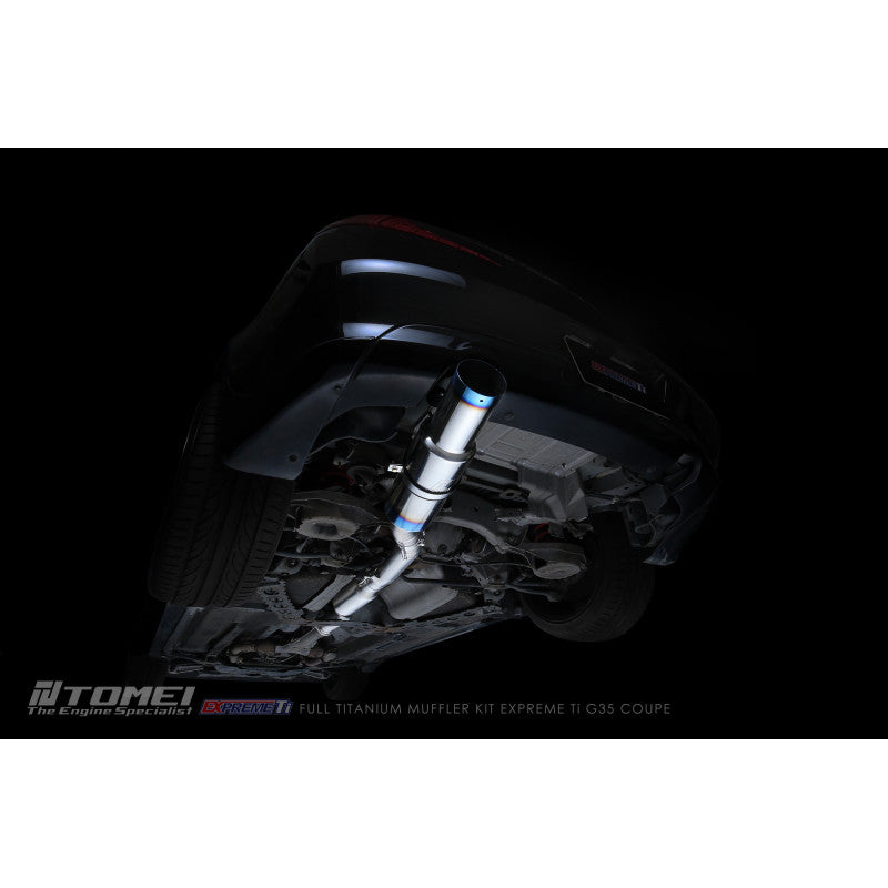 Tomei Expreme TI Full Titanium Exhaust Kit - Infiniti G35 Coupe
