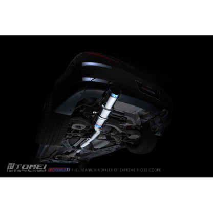 Tomei Expreme TI Full Titanium Exhaust Kit - Infiniti G35 Coupe