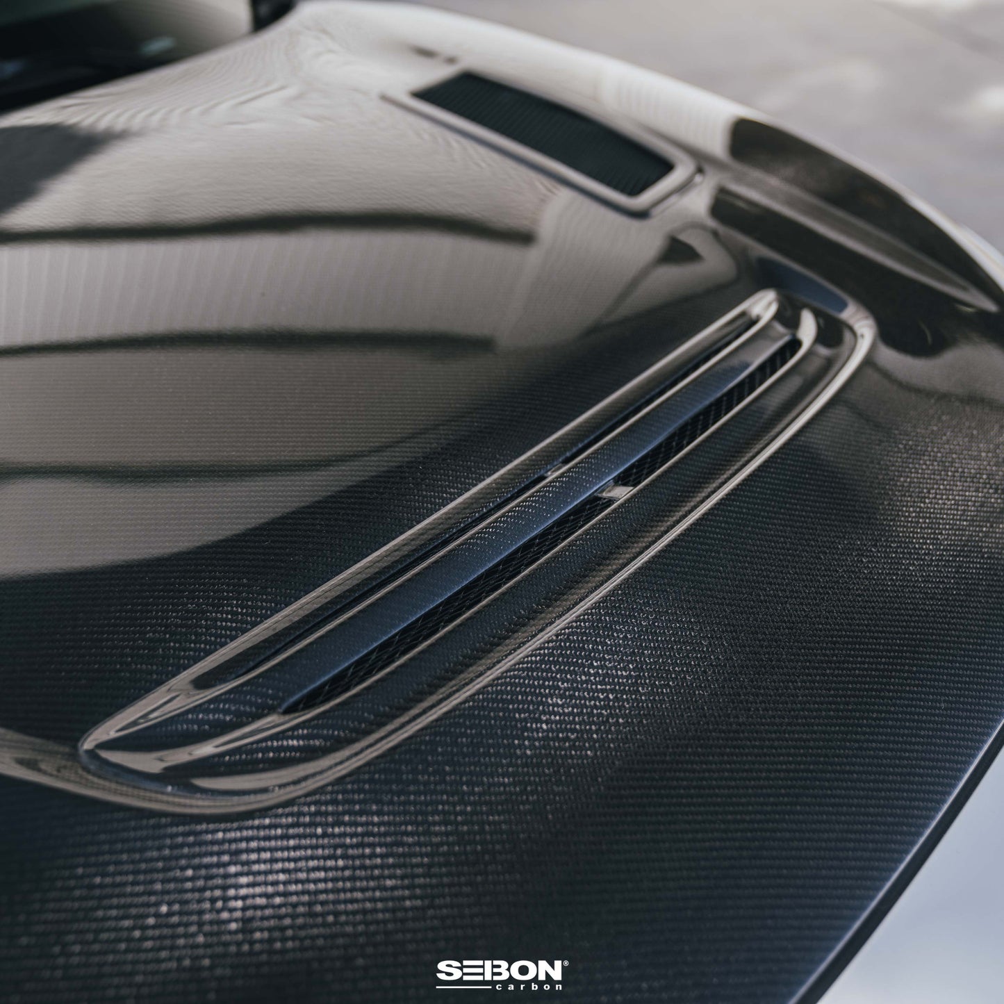 Seibon GT-Style Double Sided Carbon Fiber Hood 2023-2025 Honda Civic Type R